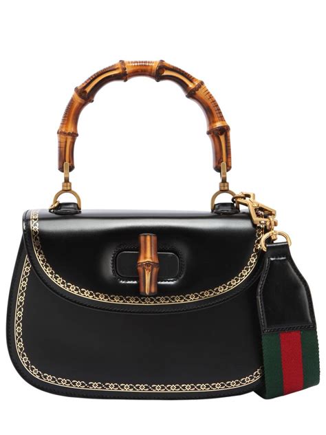 gucci bamboo daily bag black|gucci bamboo bag price.